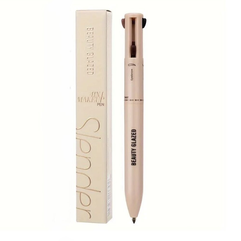 4-in-1 Multi-Functional Eyeliner Brow Lipliner Highlight Makeup Pen